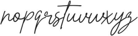 Perfect Beloved otf (400) Font LOWERCASE