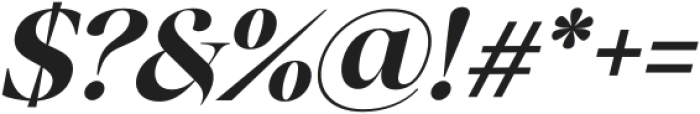 Perfect Challenge Bold Italic otf (700) Font OTHER CHARS