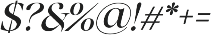Perfect Challenge Italic otf (400) Font OTHER CHARS