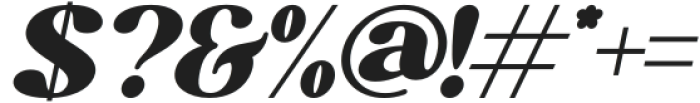 Perfect Colony Italic otf (400) Font OTHER CHARS