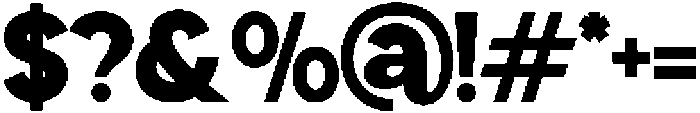 Perfect Corporate Black otf (900) Font OTHER CHARS