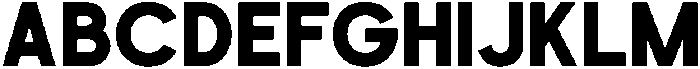 Perfect Corporate Extra Bold otf (700) Font UPPERCASE
