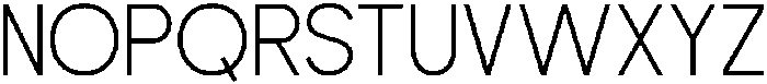 Perfect Corporate Extra Light otf (200) Font UPPERCASE