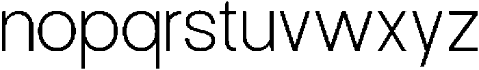 Perfect Corporate Extra Light otf (200) Font LOWERCASE