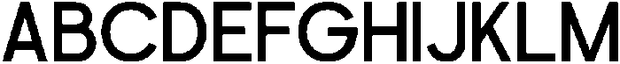 Perfect Corporate Medium otf (500) Font UPPERCASE