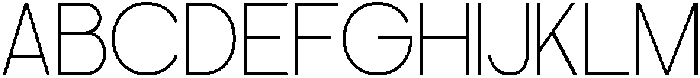 Perfect Corporate Thin otf (100) Font UPPERCASE