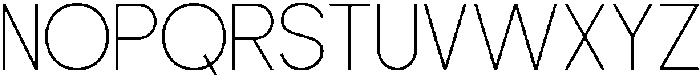 Perfect Corporate Thin otf (100) Font UPPERCASE