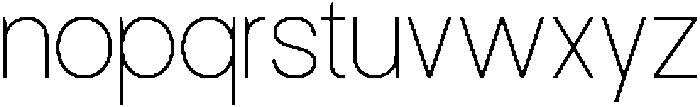 Perfect Corporate Thin otf (100) Font LOWERCASE