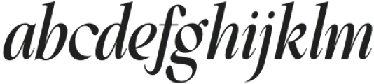 Perfect Dream Regular Italic Condensed otf (400) Font LOWERCASE