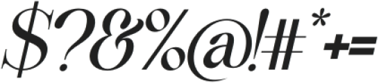 Perfect Dream Regular Italic otf (400) Font OTHER CHARS