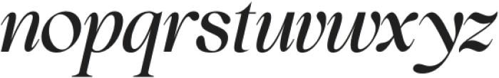 Perfect Dream Regular Italic otf (400) Font LOWERCASE