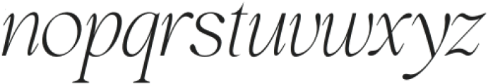 Perfect Dream Thin Italic condensed otf (100) Font LOWERCASE