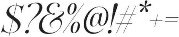 Perfect Harmony Italic otf (400) Font OTHER CHARS