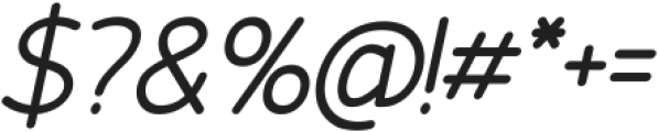 Perfect Lemonade Italic otf (400) Font OTHER CHARS