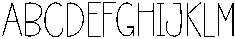 Perfect Minimalist Regular otf (400) Font UPPERCASE