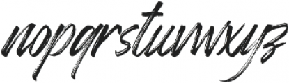 Perfect Redemption Italic otf (400) Font LOWERCASE