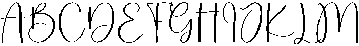 Perfect Regular otf (400) Font UPPERCASE