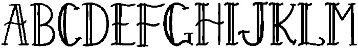 Perfect Regular otf (400) Font UPPERCASE