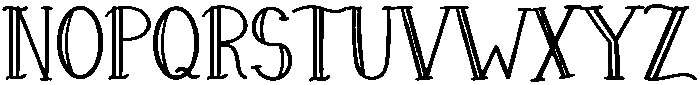 Perfect Regular otf (400) Font UPPERCASE