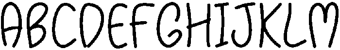 Perfect Regular otf (400) Font UPPERCASE