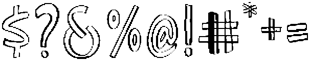 Perfect Relationship Outline otf (400) Font OTHER CHARS