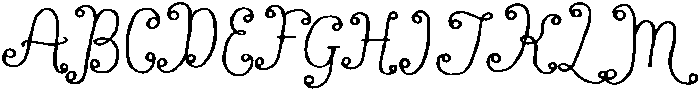 Perfect Sprouts Bold otf (700) Font UPPERCASE