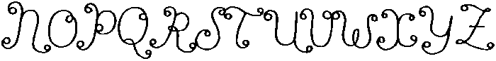 Perfect Sprouts Bold otf (700) Font UPPERCASE