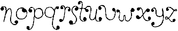 Perfect Sprouts Bud Rough otf (400) Font LOWERCASE