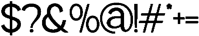 PerfectCorporate-Regular otf (400) Font OTHER CHARS