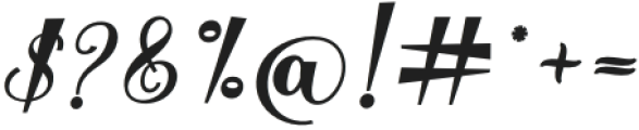 PerfectScript-Italic otf (400) Font OTHER CHARS