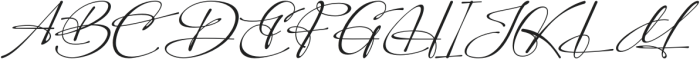 PerfectSignature-Italic otf (400) Font UPPERCASE