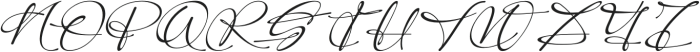 PerfectSignature-Italic otf (400) Font UPPERCASE