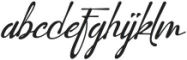 PerfectSignature-Italic otf (400) Font LOWERCASE