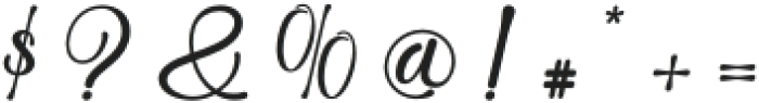 PerfectSignature otf (400) Font OTHER CHARS