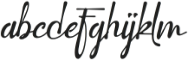 PerfectSignature otf (400) Font LOWERCASE