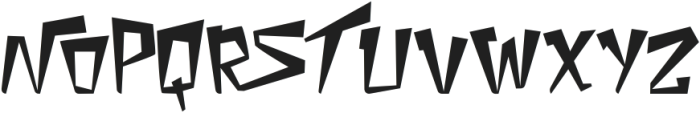 Perfectly Abstract Regular otf (400) Font LOWERCASE