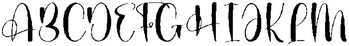 Perfectly Handmade Regular otf (400) Font UPPERCASE