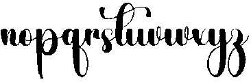 Perfectly Handmade Regular otf (400) Font LOWERCASE