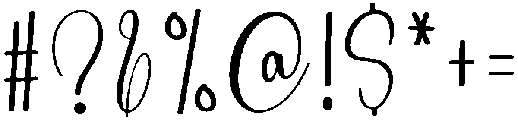 Perfectly Imperfect Regular otf (400) Font OTHER CHARS