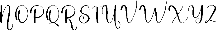 Perfectly Imperfect Regular otf (400) Font UPPERCASE