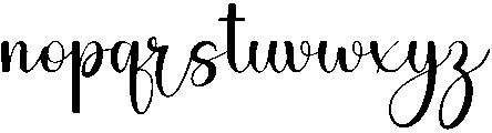 Perfectly Imperfect Regular otf (400) Font LOWERCASE