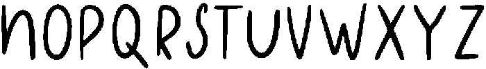 Perfectly Imperfect Regular otf (400) Font UPPERCASE