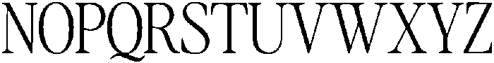 Perfectly Nineties Extralight otf (200) Font UPPERCASE