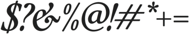 Perfectly Nineties Semibold Italic otf (600) Font OTHER CHARS
