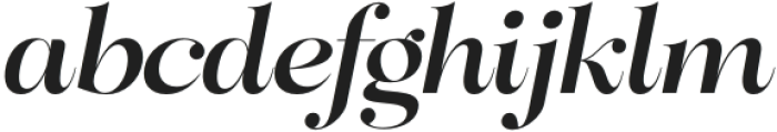 Perfectly Stylish Italic otf (400) Font LOWERCASE