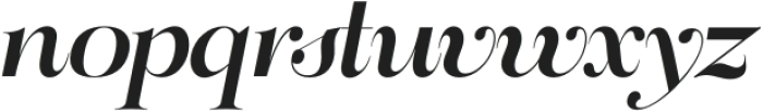 Perfectly Stylish Italic otf (400) Font LOWERCASE