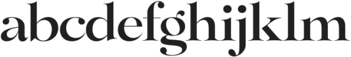 Perfectly Stylish otf (400) Font LOWERCASE