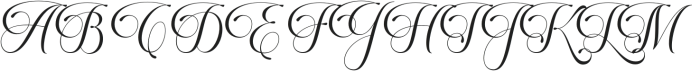 PerfectlyNotedCalligraphy otf (400) Font UPPERCASE