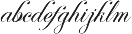 Perfecto Calligraphy otf (400) Font LOWERCASE