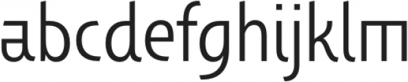 Pershal Cond Light otf (300) Font LOWERCASE